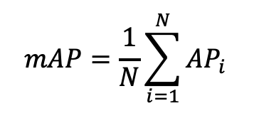 mAP 수식
