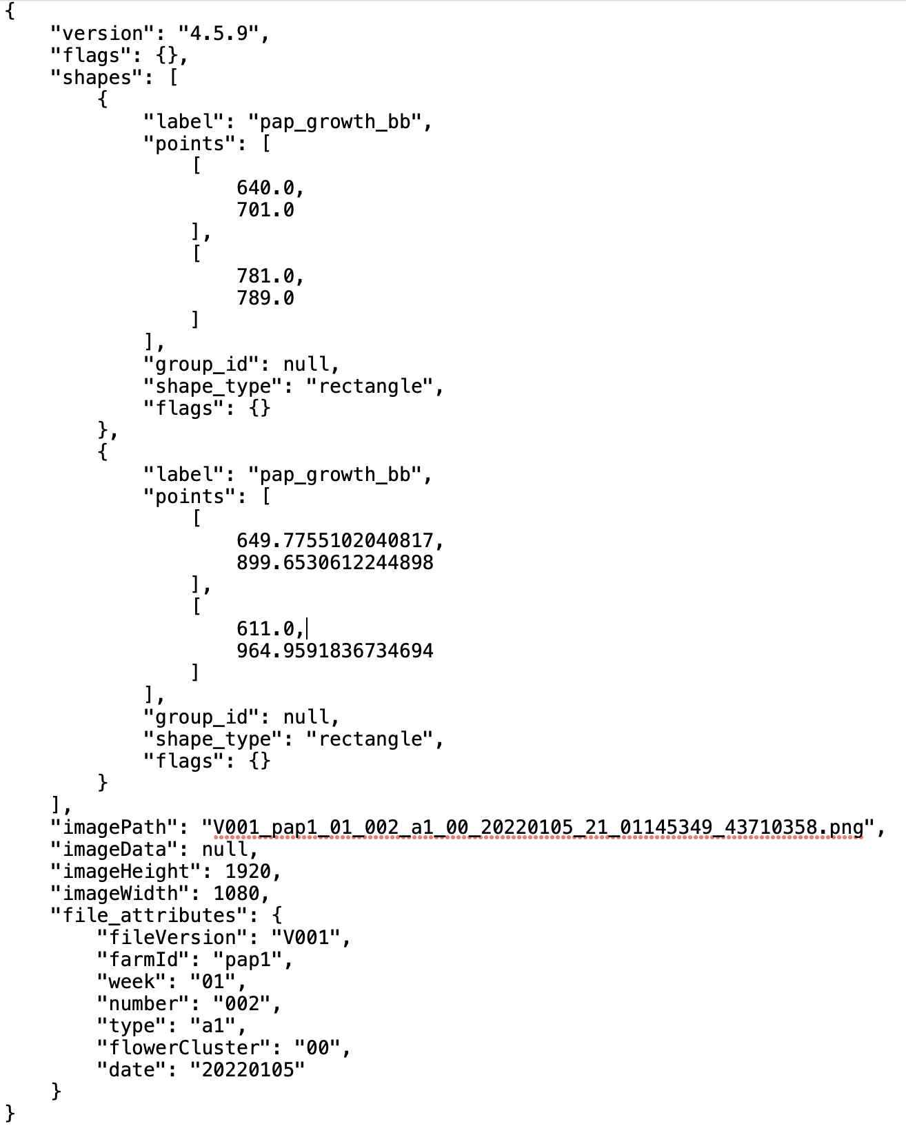 샘플 데이터 json파일 1