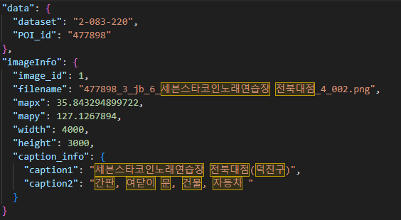 라벨링데이터-이미지 캡셔닝 데이터 이미지