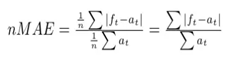nMAE 측정 산식
