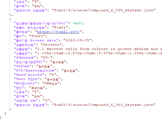 화학물질 속성 데이터 json 이미지 2