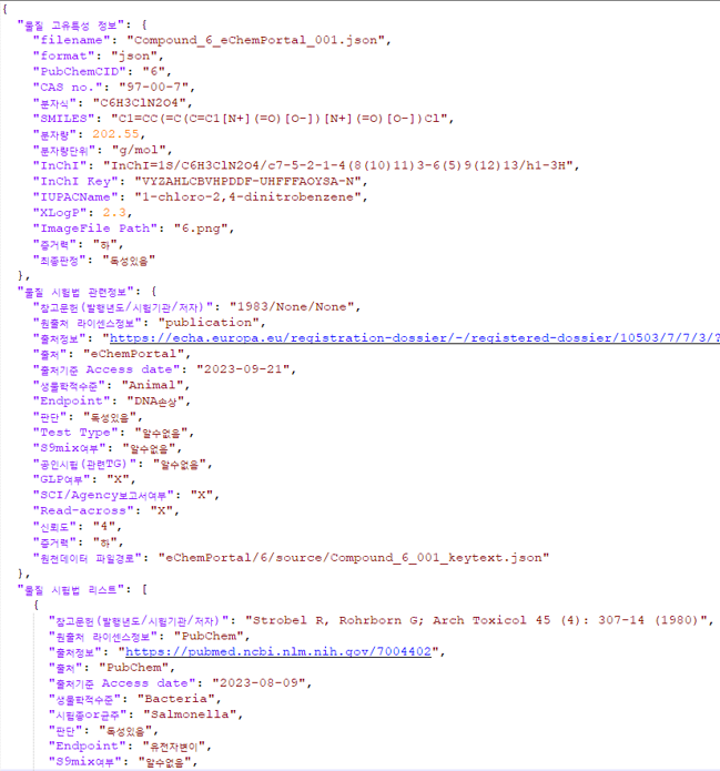 화학물질 속성 데이터 json 이미지 1