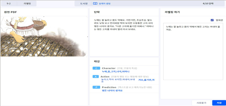009-014 요약 이미지_데이터 포맷 원문데이터 포맷 화면 예시 이미지