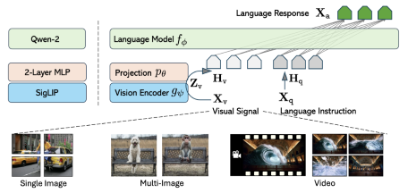 개략도: LLaVA-OneVision: EasyVisualTaskTransfer